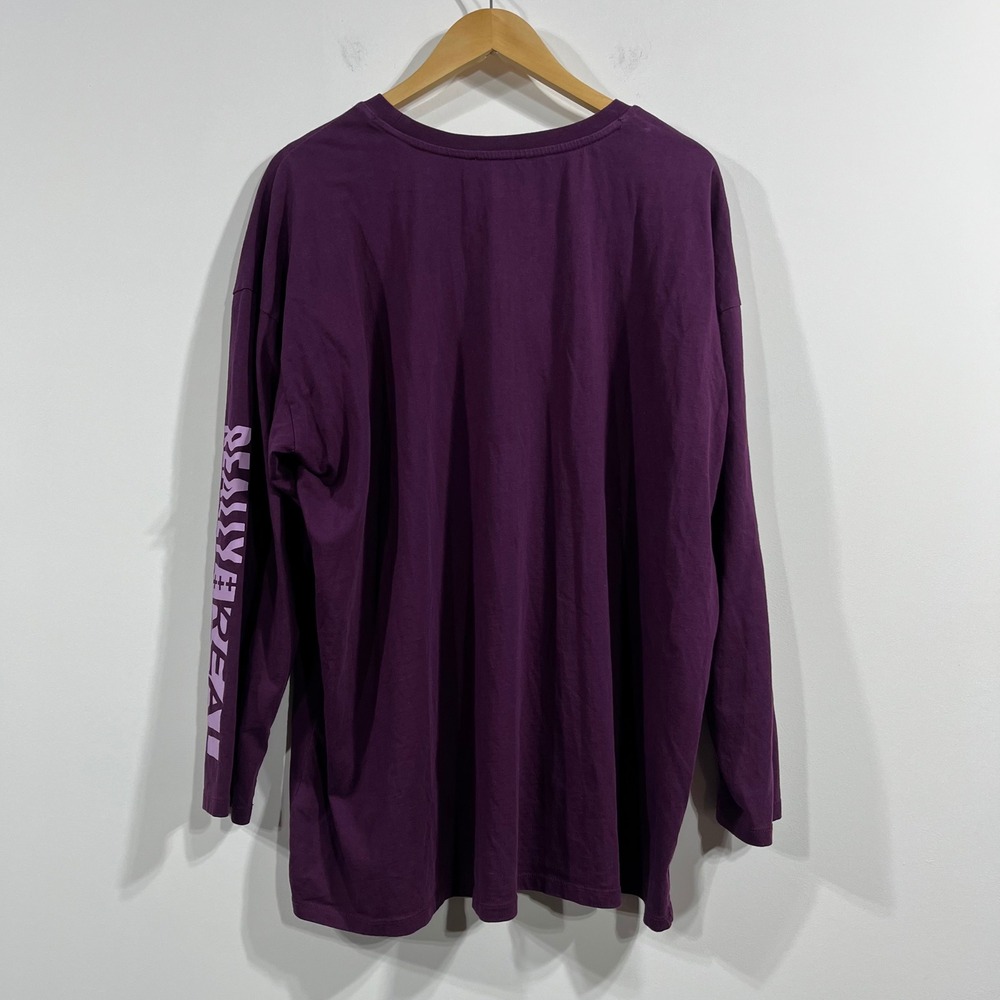BP + Wildfang Really Real Graphic Long Sleeve‎ Crewneck Tee Shirt Womens 2X
